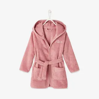 Vertbaudet Kinderbadjas Met Capuchon Beige