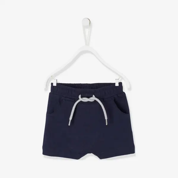 Vertbaudet Fleece Bermuda Voor Babyjongens Marine Grijs thumbnail