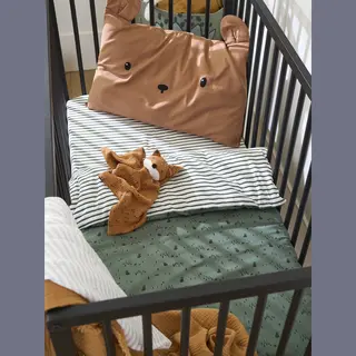 Vertbaudet Dekbedovertrek Green Forest Oeko-Tex® Voor Baby's Groen