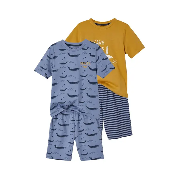 Vertbaudet Set Van 2 Pyjama's Voor Jongens Met Walvissen thumbnail