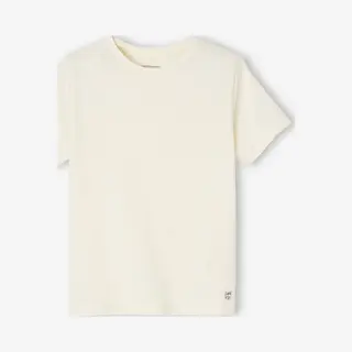 Vertbaudet Personaliseerbare Gekleurd Jongensshirt Met Korte Mouwen Wit