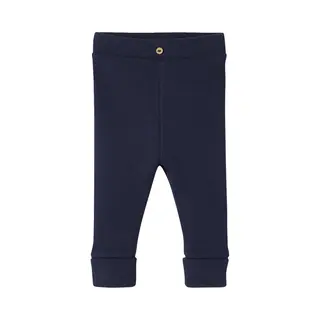 Vertbaudet Lange Legging Voor Baby's Basics Marineblauw