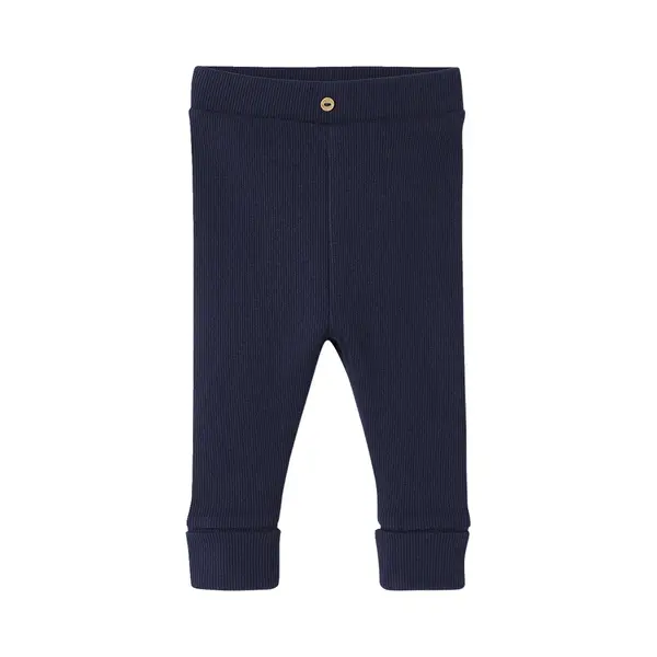 Vertbaudet Lange Legging Voor Baby's Basics Marineblauw thumbnail