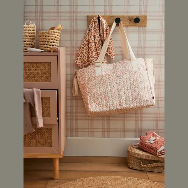 Vertbaudet Wickeltasche Lovely Leo, Viel Stauraum, 1 Außenfach, 45 X 35 X 18 Cm thumbnail