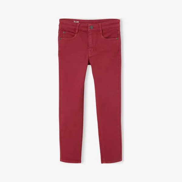 Vertbaudet Gekleurde Slim Fit MorphologiK Medium Jongens Terracottategel thumbnail