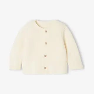 Vertbaudet Basics Vestje 100% Katoen Ecru