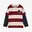 rood, gestreept