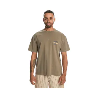 Quiksilver Lifes Quik T-shirt Met Korte Mouwen Bruin L Man
