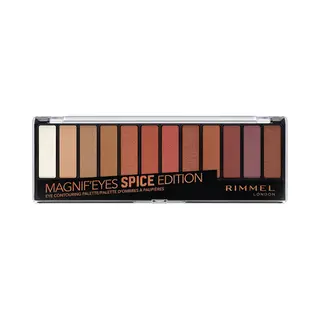 Rimmel Magnif’eyes Eyeshadow Palette oogschaduw 14 g Spice Edition Glanzend, Mat, Satijn
