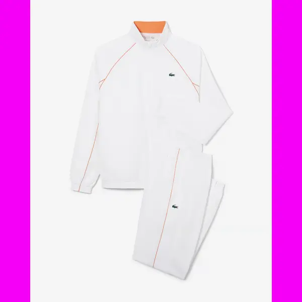 Lacoste Heren Trainingspak Wit WH0265/001 1HW1 thumbnail