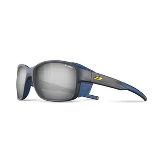 Julbo MonteRosa 2 Damen Brille Mattschwarz/blau Mit Grauen Spectron 3 Polarized Gläsern