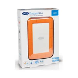 LaCie Rugged Mini externe harde schijf 2 Tb 5400 Rpm Micro-Usb B 3.2 Gen 1 (3.1 Gen 1) Oranje, Zilver