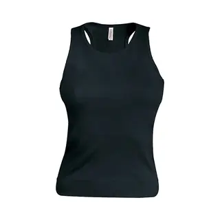 Tank Top Dames Xs Kariban Mouwloos Black 100% Katoen