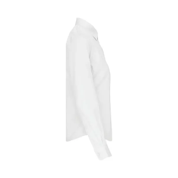 Kariban Dames Poplin Blouse Lange Mouwen K542 - White - 4XL thumbnail