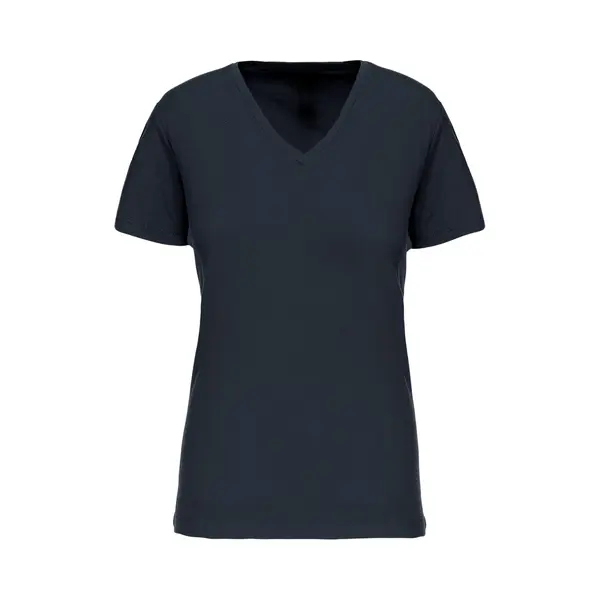 Kariban Dames-t-shirt BIO150 Ic V-hals K3029IC - Navy - S thumbnail