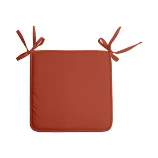 Stof Lovely Casa Stof Stoelkussen, Afmetingen 38 X 38 Cm, 100% Polyester, Kleur Terracotta, Model Nelson, Uitstekende Kwaliteit, Comfortabel En