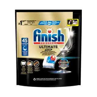Finish Ultimate Plus All In One Regular Vaatwastabletten - 45 Capsules