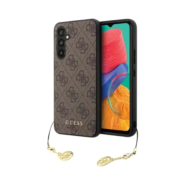 Guess GUHCS23FEGF4GBR S23 Fe S711 Brązowy/brown Hardcase 4G Charms Collection (Samsung Galaxy A23 5G, Samsung Galaxy S23 Fe), Smartphone Hülle, thumbnail