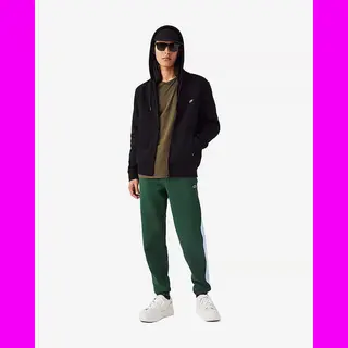 Lacoste Sh9626 Sweatshirt Voor Heren, Zwart.