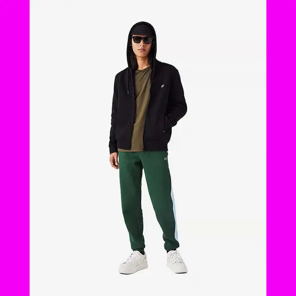 Lacoste Herren Sweatjacke SH9626 Schwarz M thumbnail