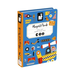 Janod Racers Magneti'Book