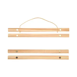 Bi2L Magnetische Posterhouder - Ophangen Diamond Painting & Schilderen Op Nummer - Duurzaam & Onbehandeld Hout - 31cm
