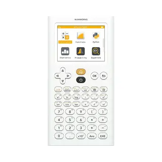 Numworks 3701106600015 Taschenrechner Tasche Grafikrechner Weiß