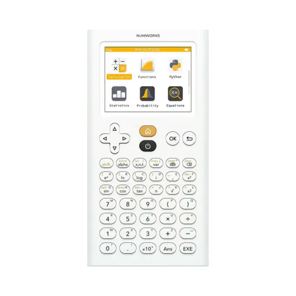 Numworks 3701106600015 Taschenrechner Tasche Grafikrechner Weiß thumbnail