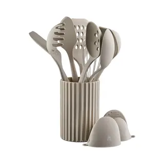 Bjorn Gunnar - Keukengerei Set - 11 Stuks - Beige