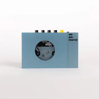 We Are Rewind 252427 Kassettenspieler Tragbarer Kassettenspieler 1 Deck(s) Blau