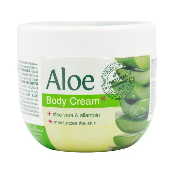 Aloe Vera Body Cream – Hydraterende Lichaamscrème – Met Natuurlijke Aloe Vera & Allantoïne – Voor Droge & Gevoelige Huid – 250ml thumbnail