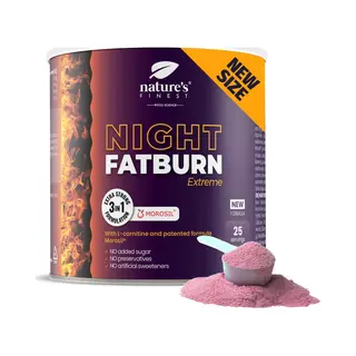 Nature's Finest by Nutrisslim Nature’s Finest Night Burn Extreme - Schlaf Komplex Mit Baldrian Hochdosiert, L-Carnitin & Morosil (400mg), Stoffwechsel Komplex Für Die Nacht,