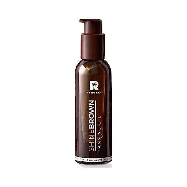Byrokko Shine Brown Chocolate Tanning Accelerator Oil (145ml) Super Fast Bronzing Oil For Sunbathing And Solarium, Unique Summer Chocolate Fragrance thumbnail