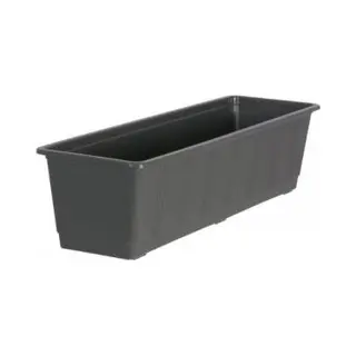 Geli Plantenbak Kunststof - Grijs - 60 X 17, 5 X 14, 5 Cm - Bloembakken/plantenbakken Voor Binnen/buiten