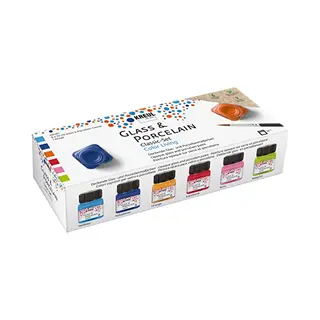 Kreul Glas- En Porseleinverf Set - Keramiek Verf - 6x20 Ml Color Living