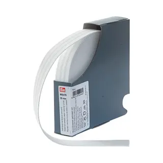 Prym Seamed Elastic Tape Natural White