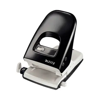 Leitz 5138 papierperforator 40 vel Zwart, Wit