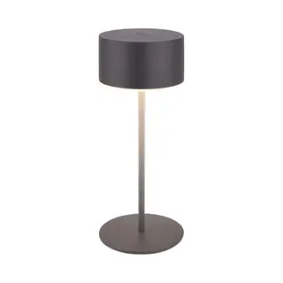 Briloner - Rechargeable Led Table Lamp IP44 With Touch, Dimmable, Light Edge, Led Light, Battery, Cordless, 8X18 Cm, Anthracite