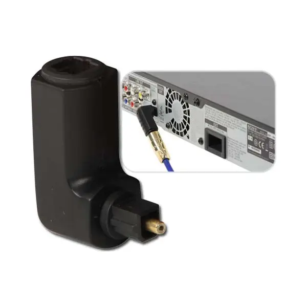 Lindy 360 Degree Toslink Adapter Right Angled Male/Female thumbnail