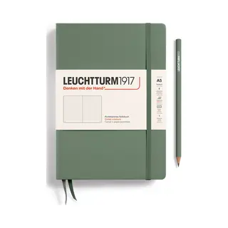 Leuchtturm 365489 Notizbuch A5 251 Blätter Olive