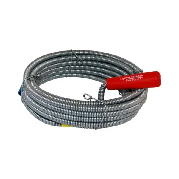 Rothenberger Industrial Reinigungsspirale Mit Kralle, Länge 10 M, Ø 9 Mm - (Ø X L) 9 Mm X 10 M, 1500000141 thumbnail