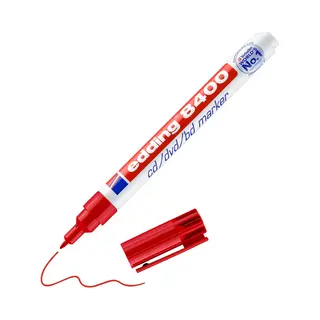 Edding 8400 permanent marker Bullet tip Red 1 pc(s)