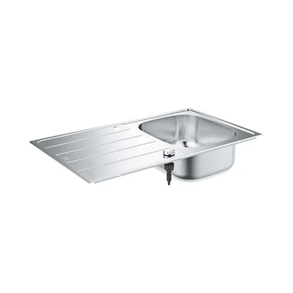 Grohe K200 Aufsatzspüle Rechteckig Edelstahl thumbnail