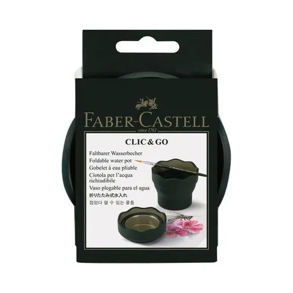 Faber-Castell Watercup - Clic & Go - Donkergroen - Fc-181520 thumbnail