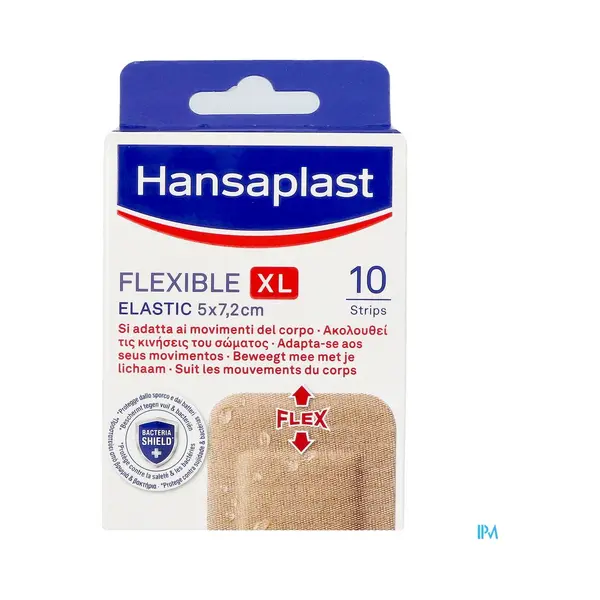 Hansaplast Flexible Xl Elastic 5 X 7, 2 Cm | 10 Stuks thumbnail