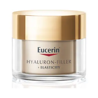 Eucerin Hyaluron-Filler + Elasticity Anti-Rimpel Nachtcrème Voor Vrouwen - Vermindert Donkere Vlekken En Rimpels - Hyaluronzuur En Thiamidol - 50 Ml