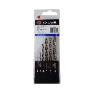 Cd Juwel Cobalt Metaalboren Set 6-Delig