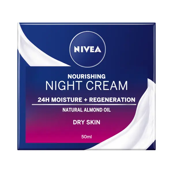 Nivea Essentials +24H Voedende Nachtcrème Voor Vrouwen - Gevoelige En Droge Huid - Met Sheaboter En Natuurlijke Amandelolie - 50 Ml thumbnail