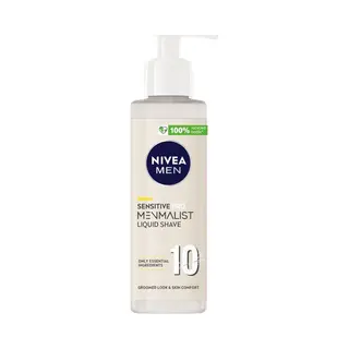 Nivea Men Menmalist Scheercrème (1 X 200 Ml), Scheercrème Met Lichte En Biologisch Afbreekbare Formule, Verzorging Voor Mannen Geschikt Voor Alle