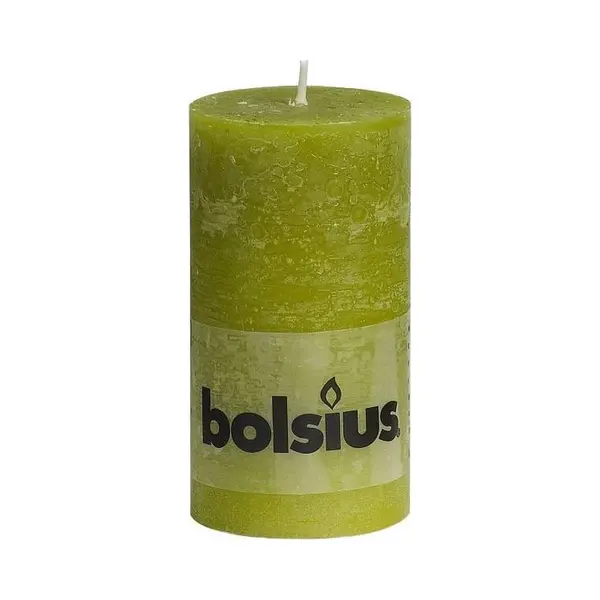 Bolsius Stompkaars 130/68 Rustiek Groen thumbnail